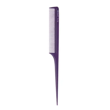 DEWAL BEAUTY Расческа с пластиковым хвостиком, фиолетовая 20,5 см - 2