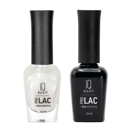 IQ BEAUTY 084 лак профессиональный укрепляющий для ногтей с биокерамикой / Nail polish PROLAC+bioceramics 12,5 мл - 2