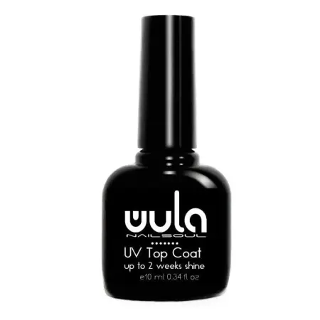 WULA NAILSOUL Покрытие топовое для гель-лака / UV Top coat RUBBER 10 мл - 1
