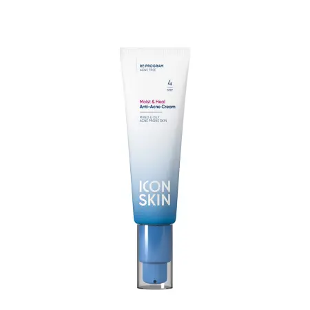ICON SKIN Крем увлажняющий для кожи, склонной к акне / Re:Program Moist & Heal 50 мл - 1