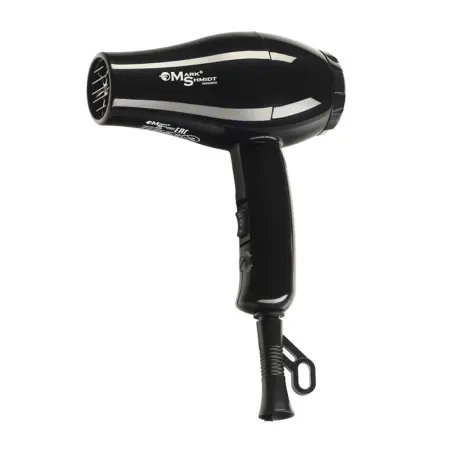 MARK SHMIDT Фен Mark Shmidt дорожный складной чёрный, 1 насадка + диффузор 1000W - 1