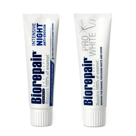 BIOREPAIR Набор зубных паст Защита и блеск Biorepair 2*75 мл - 2