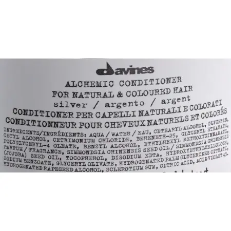 DAVINES SPA Кондиционер оттеночный для натуральных и окрашенных волос Алхимик, серебряный / ALCHEMIC 250 мл - 3