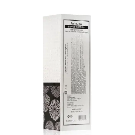 FARMSTAY Пенка очищающая с древесным углем / PURE CLEANSING FOAM 180 мл - 4