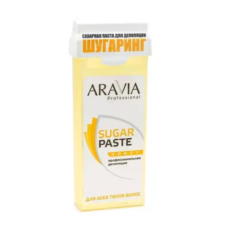 ARAVIA Professional Паста сахарная очень мягкой консистенции для шугаринга Медовая, в картридже 150 г - 1