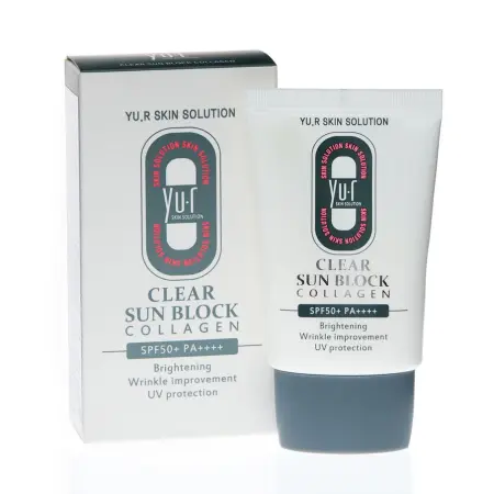 YU.R Крем солнцезащитный / CLEAR SUN BLOCK COLLAGEN 30 мл - 1