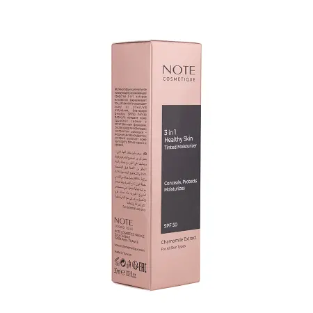 NOTE Крем увлажняющий 3в1 с тональным эффектом для здоровой кожи / 3in1 Healthy Skin Tinted Moisturizer 30 мл - 3