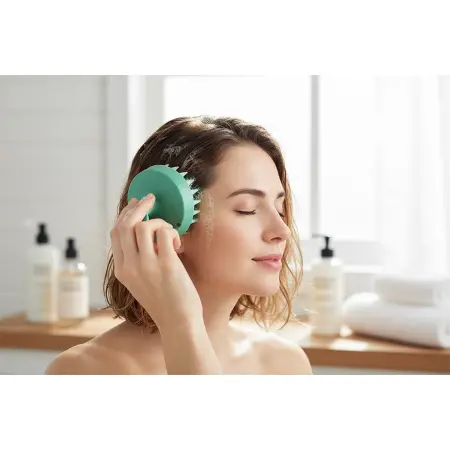 IWOU PROFESSIONAL Массажер для головы и мытья волос мятный - 5