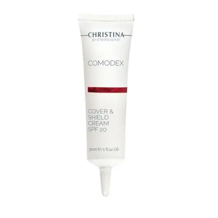 CHRISTINA Крем защитный с тоном SPF 20 / Cover & Shield Cream Comodex 30 мл - 1