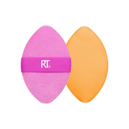 REAL TECHNIQUES Набор пуховок для пудры и консилера, 2 шт / Real Techniques Powder Puff Ornament - 2