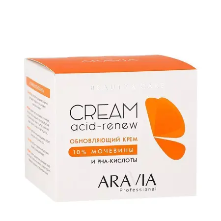 ARAVIA Professional Крем обновляющий с PHA-кислотами и мочевиной 10% / Acid-Renew Cream 550 мл - 2