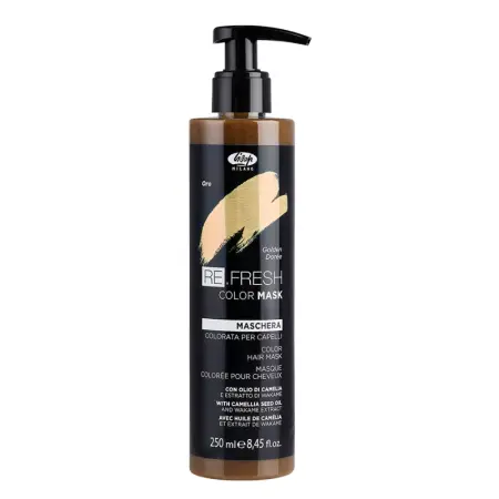 LISAP MILANO Маска оттеночная для волос, золотой / Re.fresh Color Mask 250 мл - 1