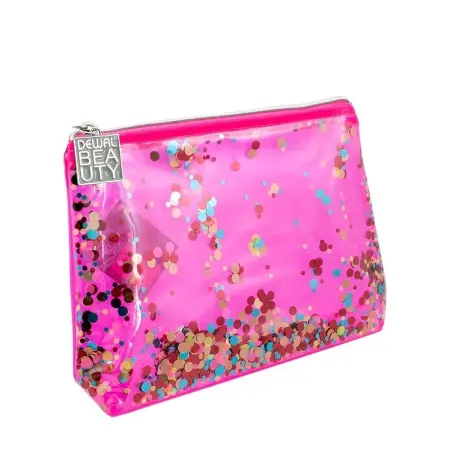 DEWAL BEAUTY Косметичка Модница, розовая 20 х 5 х 16 см - 2
