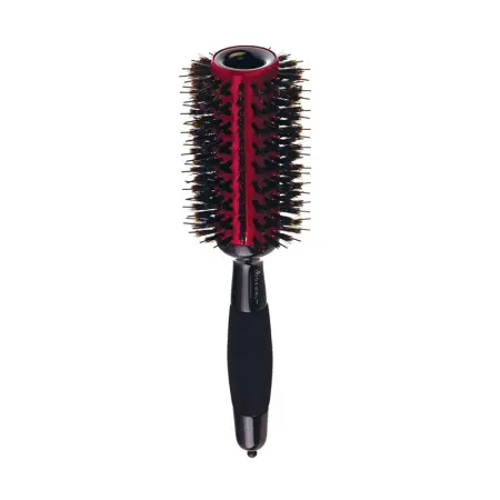 DEWAL PROFESSIONAL Термобрашинг Monster Vent, керамическое покрытие, нейлоновая + натуральная щетина, мягкая ручка, с хвостиком d38/74 мм - 1