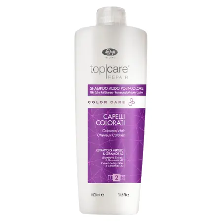 LISAP MILANO Стабилизатор цвета / Top Care Repair Color Care After Color Acid Shampoo 1000 мл - 1