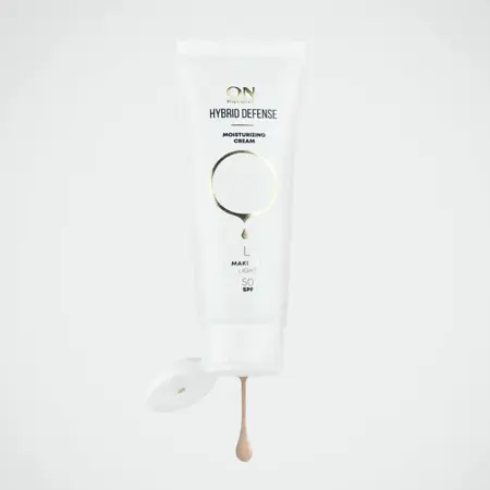 ONmacabim Крем-гибрид защитный c тонирующим эффектом Make Up Light SPF50 / System Plus 80 мл - 3