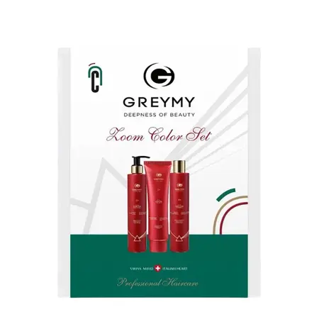 GREYMY Набор для окрашенных волос (шампунь 250 мл + кондиционер 250 мл + маска 150 мл) Zoom Color Set - 1