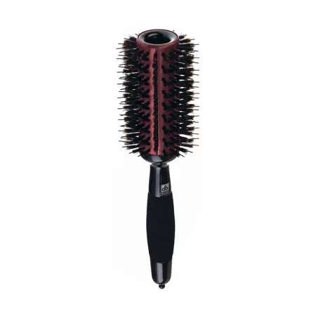 DEWAL PROFESSIONAL Термобрашинг Monster Vent, керамическое покрытие, нейлоновая + натуральная щетина, мягкая ручка, с хвостиком d38/74 мм - 2