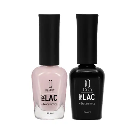IQ BEAUTY 051 лак для ногтей укрепляющий с биокерамикой / Nail polish PROLAC + bioceramics 12.5 мл - 4