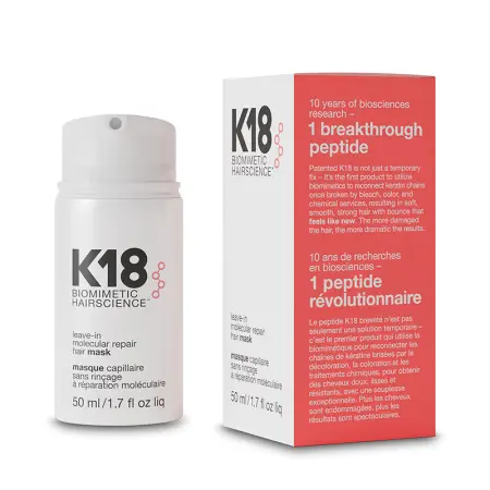 K-18 Маска несмываемая для молекулярного восстановления волос / Leave-in molecular repair hair mask 50 мл - 3