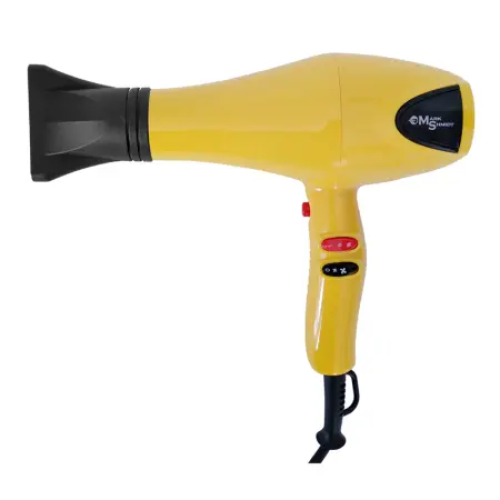 MARK SHMIDT Фен Mark Shmidt жёлтый, 2 насадки 2400W - 2