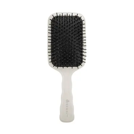 DEWAL PROFESSIONAL Щетка массажная лопата, нейлоновый штифт, 13 рядов, белая - 1