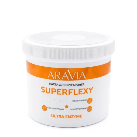 ARAVIA Professional Паста для шугаринга Мягкая с ферментами / SUPERFLEXY Ultra Enzyme 750 г - 6