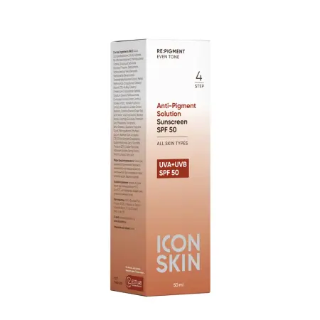 ICON SKIN Крем солнцезащитный SPF 50 / Re:Pigment Anti-Pigment Solution 50 мл - 3