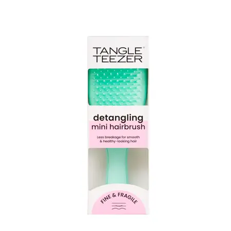 TANGLE TEEZER Расческа для волос / The Ultimate Detangler Mini Fine & Fragile Jade Lagoon - 5