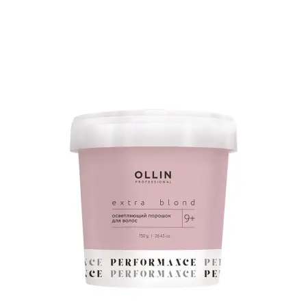 OLLIN PROFESSIONAL Порошок осветляющий для волос 9+ / Extra Blond Performance 750 гр - 1