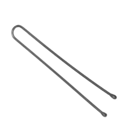 DEWAL PROFESSIONAL Шпильки серебристые, прямые 45 мм, 60 шт/уп (на блистере) - 1