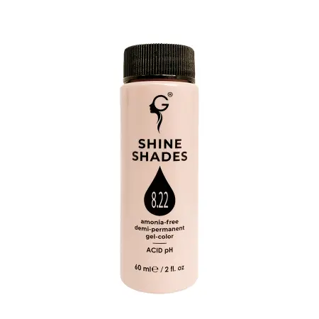 GERA Professional 8.22 гель-краситель для волос без аммиака / Shine Shades 60 мл - 2