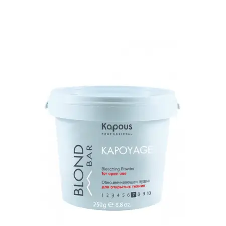 KAPOUS Пудра обесцвечивающая для открытых техник для волос / Blond Bar Kapoyage 250 мл - 1