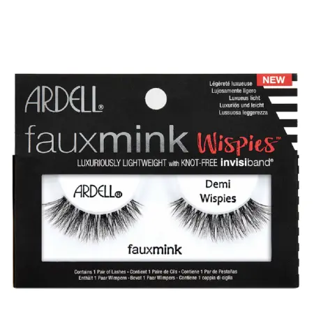 ARDELL Ресницы накладные из норки (L) / Faux Mink Demi Wispies - 1