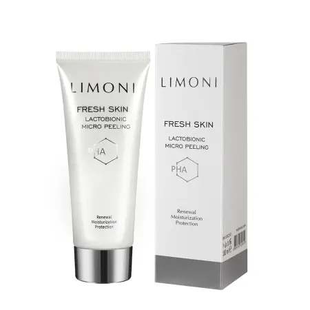 LIMONI Гель-скатка для лица / Lactobionic Micro Peeling 100 мл - 2