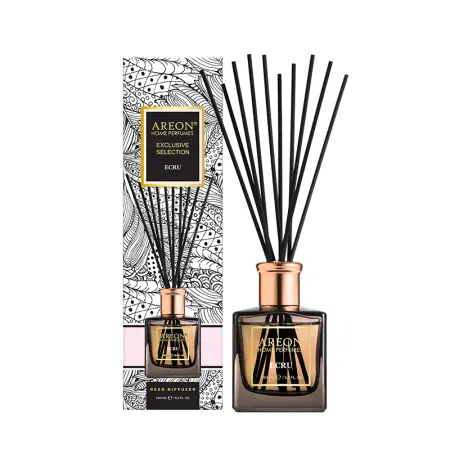 AREON Диффузор ароматический, экрю / HOME PERFUME STICKS EXCLUSIVE SELECTION Ecru 150 мл - 1
