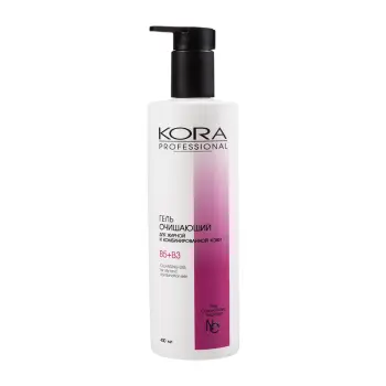 Гель очищающий для жирной и комбинированной кожи / KORA PROFESSIONAL 400 мл