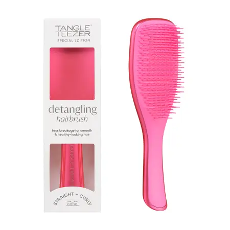 TANGLE TEEZER Расческа для волос / The Ultimate Detangler Chrome Afterparty Pink - 6