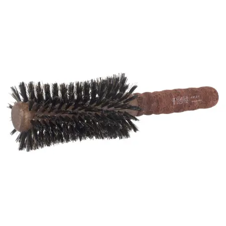 IBIZA HAIR Щетка вогнутая для укладки волос, диаметр 65 мм (красное пробковое дерево) - 3