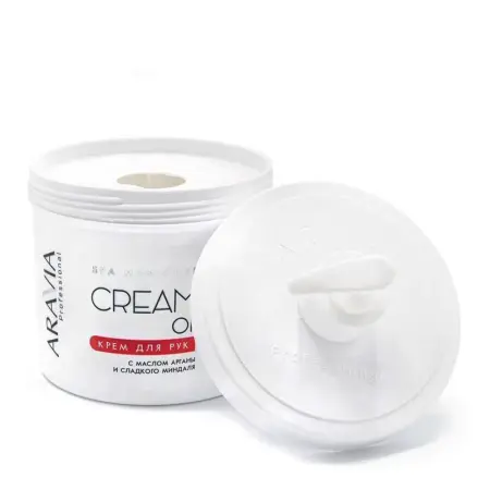 ARAVIA Professional Крем с маслом арганы и сладкого миндаля для рук / Cream Oil 550 мл - 2