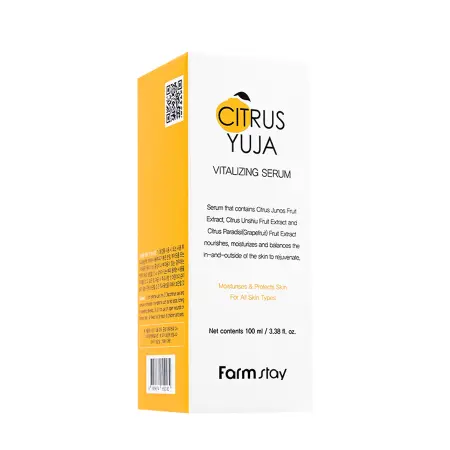 FARMSTAY Сыворотка для сияния кожи лица / Citrus Yuja Vitalizing Serum 100 мл - 2