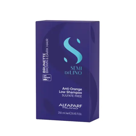 ALFAPARF MILANO Шампунь тонирующий анти-оранжевый / Anti-Orange Low Shampoo 250 мл - 2