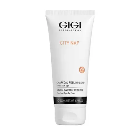 GIGI Мыло жидкое для лица / City NAP Charcoal Peeling soap 200 мл - 1