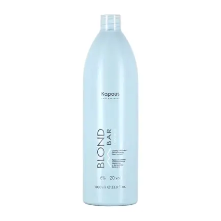 KAPOUS Эмульсия окислительная кремообразная с экстрактом жемчуга 6% / Blond Bar Blond Cremoxon 1000 мл - 1