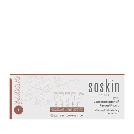 SOSKIN Концентрат интенсивный восстанавливающий / R+ Intensive restructuring concentrate 20*1,5 мл - 2