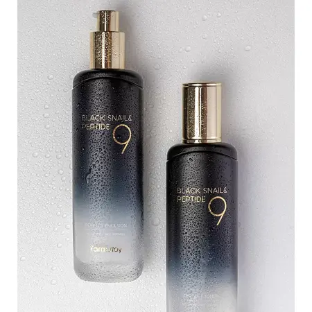 FARMSTAY Тонер омолаживающий для лица с комплексом из 9 пептидов / BLACK SNAIL & PEPTIDE 9 PERFECT TONER 120 мл - 3
