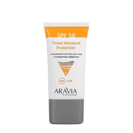 ARAVIA Professional Крем солнцезащитный для лица с тонирующим эффектом SPF 50 / Tinted Moisture Protection SPF 50 50 мл - 1