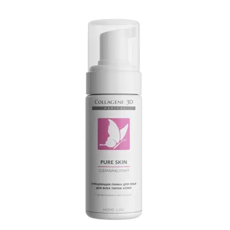 MEDICAL COLLAGENE 3D Пенка очищающая для всех типов кожи / PURE SKIN 160 мл - 3