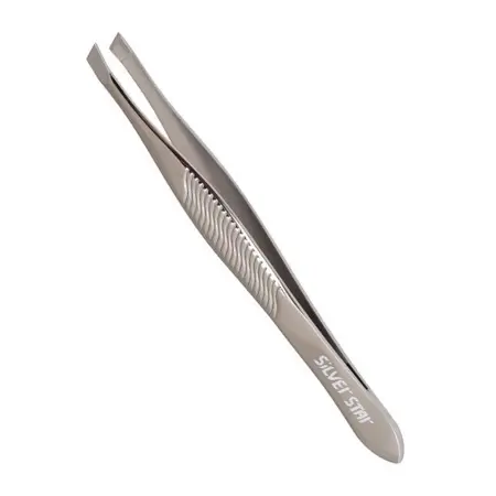 SILVER STAR Пинцет косой АТ 9964 / CLASSIC - 1