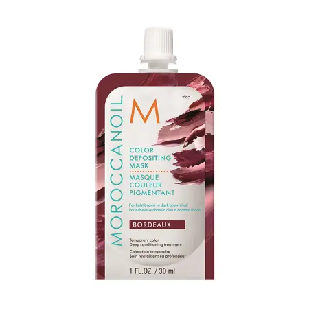 MOROCCANOIL Маска тонирующая для волос, бордо / COLOR DEPOSITING MASK BORDEAUX 30 мл - 1